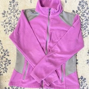Columbia 2 tone fleece full zip jacket